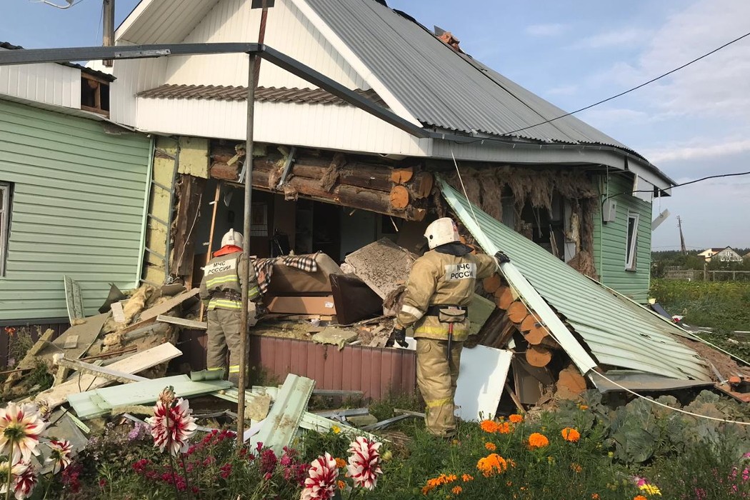 В Свердловской области взорвался газ в жилом доме