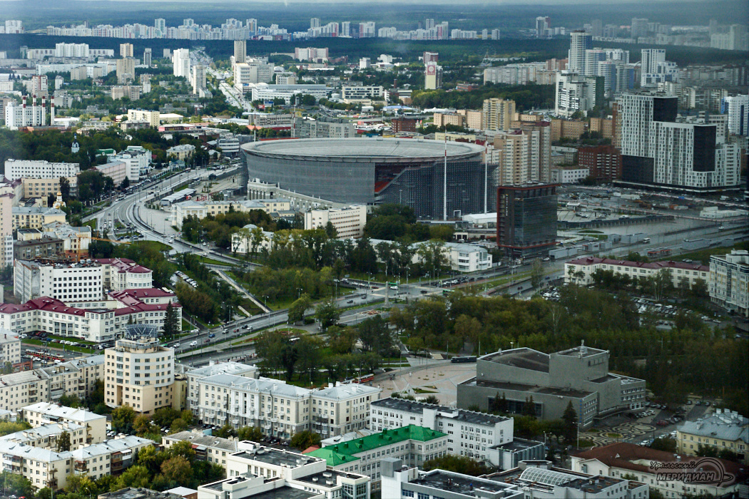 Екатеринбург Арена сверху