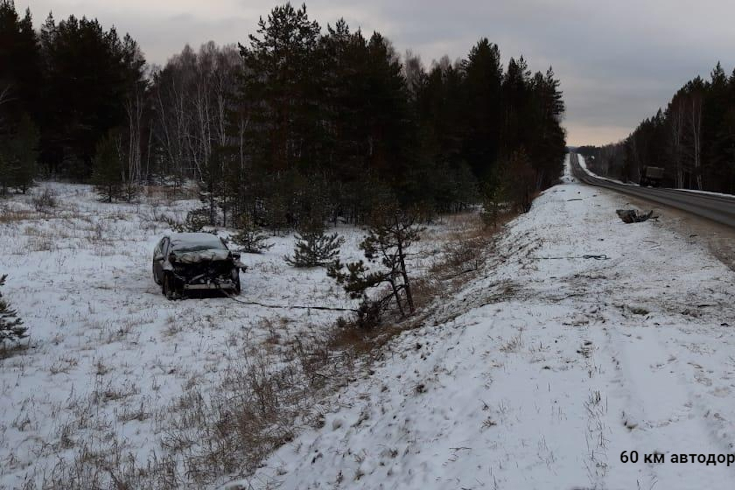 На Южном Урале водитель на иномарке врезался в МАЗ
