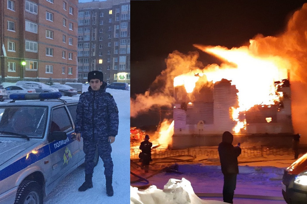 На Ямале сотрудник Росгвардии спас из пожара 11-летнего мальчика