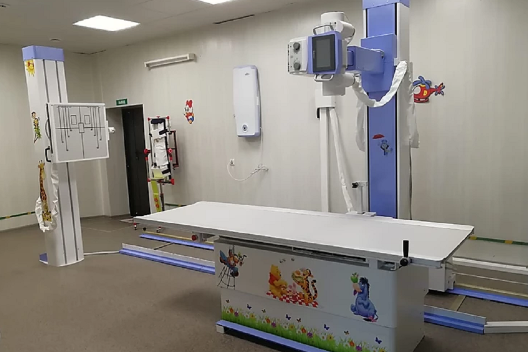 В детской больнице Екатеринбурга появился современный рентген с рисунками