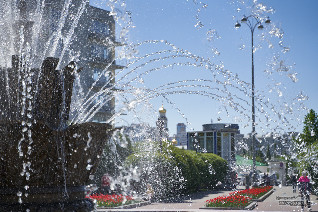фонтан каменный цветок Екатеринбург