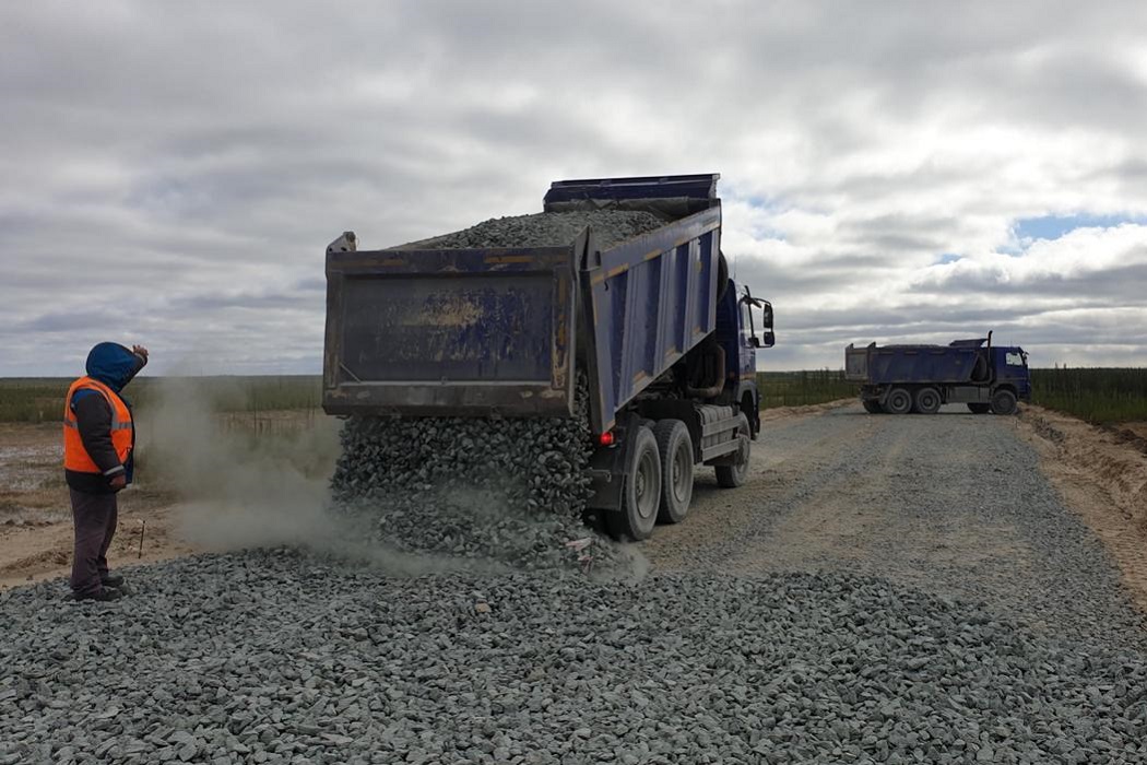 Ямальские дорожники возобновили работы на автодороге Объезд посёлка Старый Надым