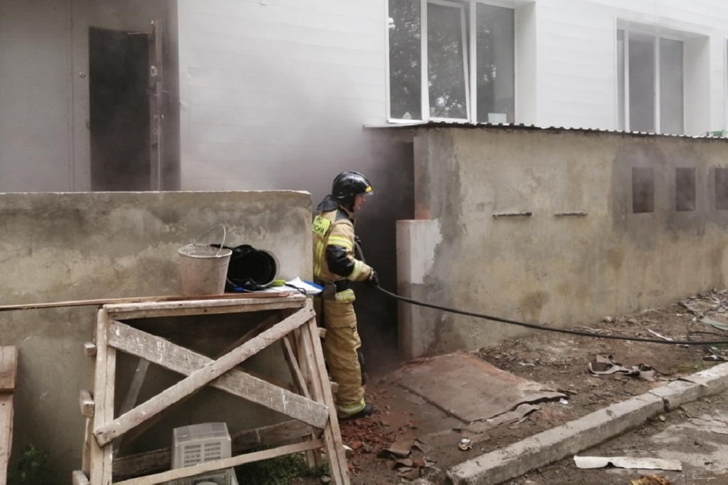 Пожар в больнице Челябинска случился из-за работ подрядчика