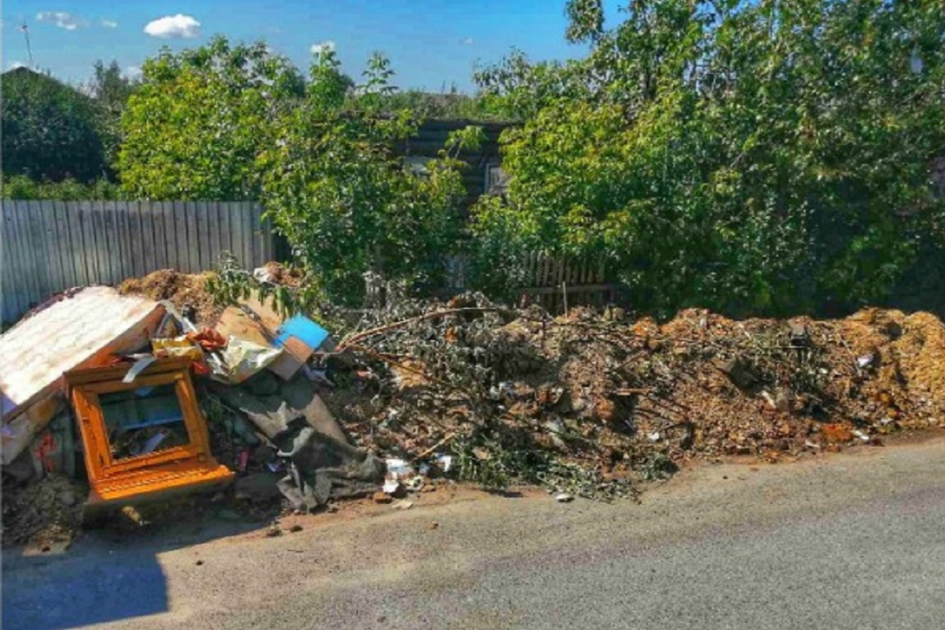 Жителей Ишима штрафуют за свалку мусора
