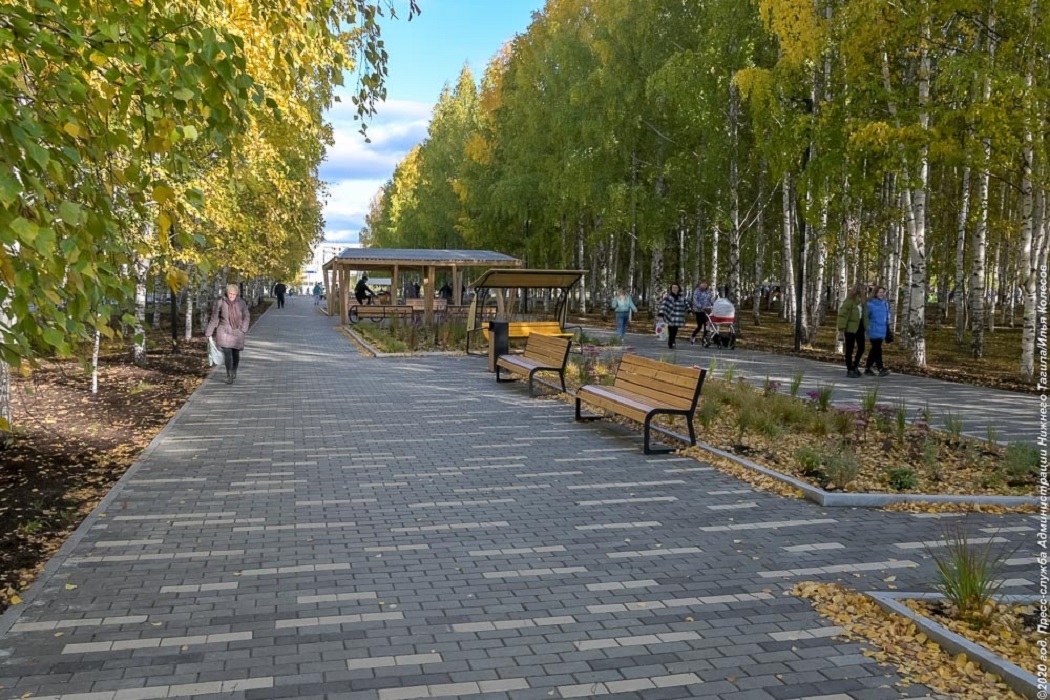 В Нижнем Тагиле открыли обновлённый парк Победы