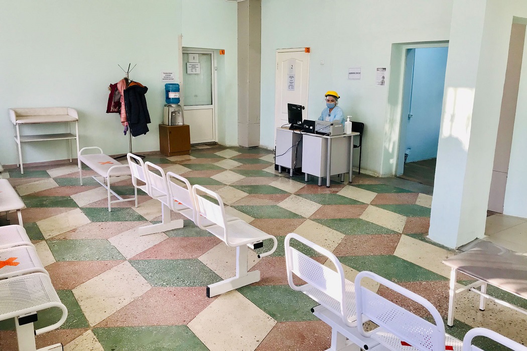 В детской̆ поликлинике Тобольска обустроено отдельное помещение для пациентов с признаками ОРВИ