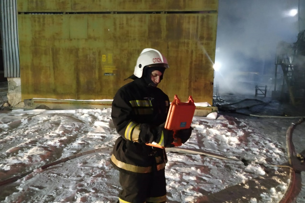 В Екатеринбурге утром произошёл пожар в здании площадью 200 кв.м