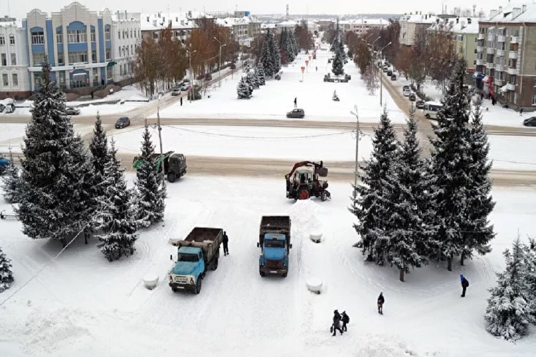 Шадринск зимой