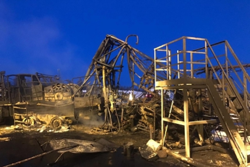 При пожаре на буровой установке в Сургутском районе погиб рабочий