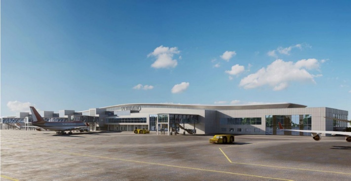 В Тюмени показали, каким будет новый терминал аэропорта «Рощино» 1