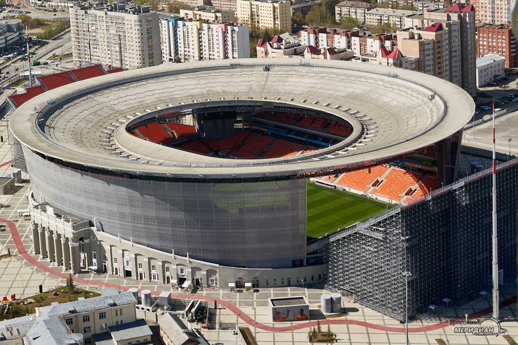 В Екатеринбурге стадион «Екатеринбург-Арена» открыли для пробежек