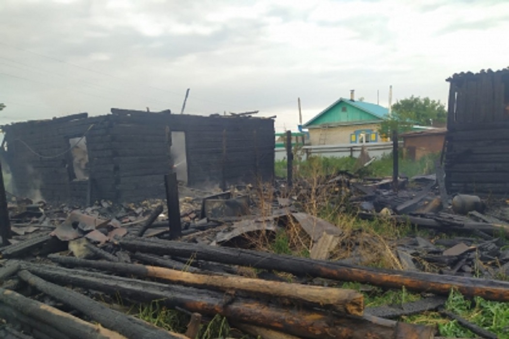 В Сладковском районе при пожаре в частном доме погиб пенсионер