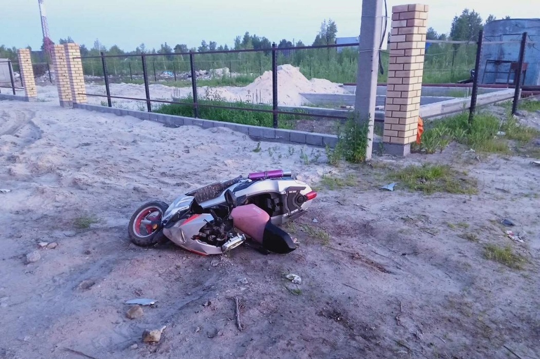 В Сургуте мотоциклист пострадал в ДТП