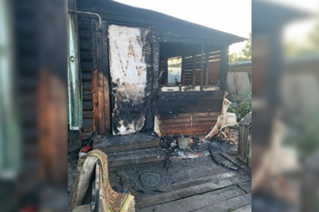В Кургане при пожаре в частном доме погибла женщина