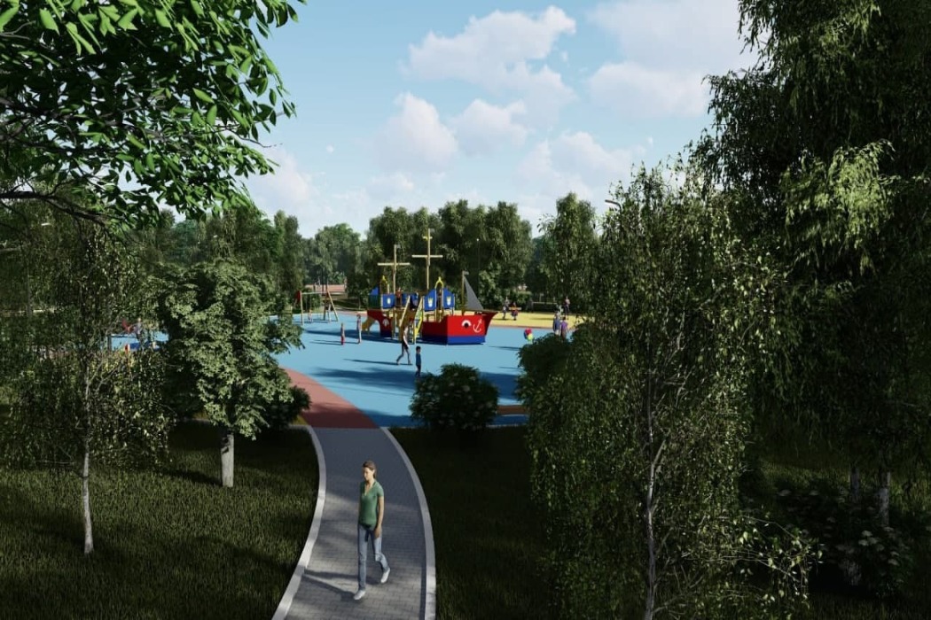 Проект реконструкции парка Победы в Копейске