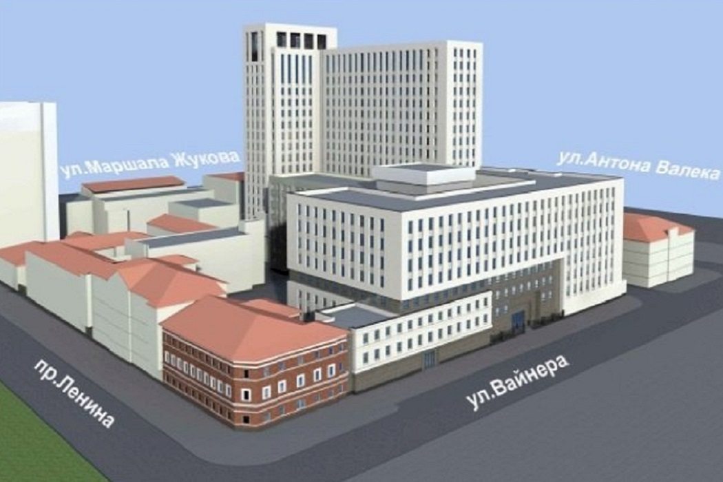 В Екатеринбурге ФСБ заказала 3D визуализацию своего нового здания