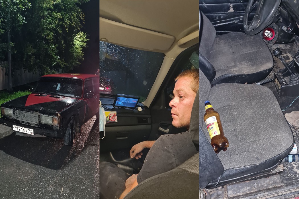 Тюменские автоинспекторы задержали пьяного водителя «Лады»