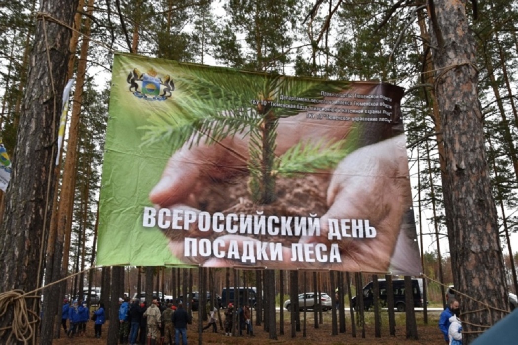 Тюменские пожарные приняли участие во всероссийской акции Сохраним лес