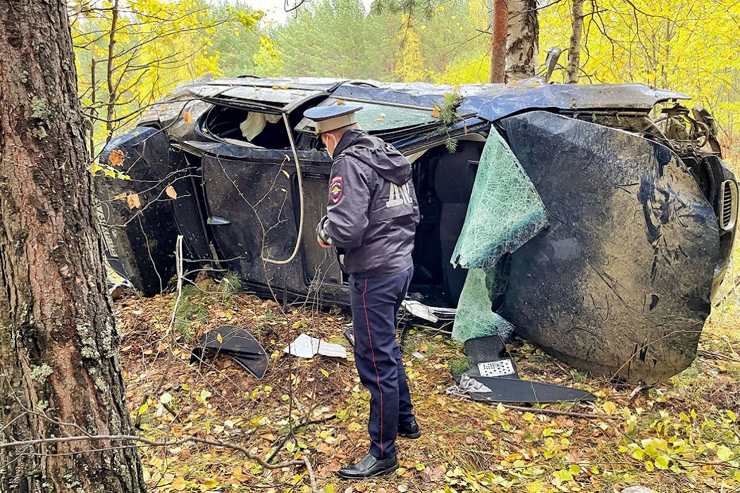 В ДТП на трассе под Качканаром погиб водитель BMW 530i