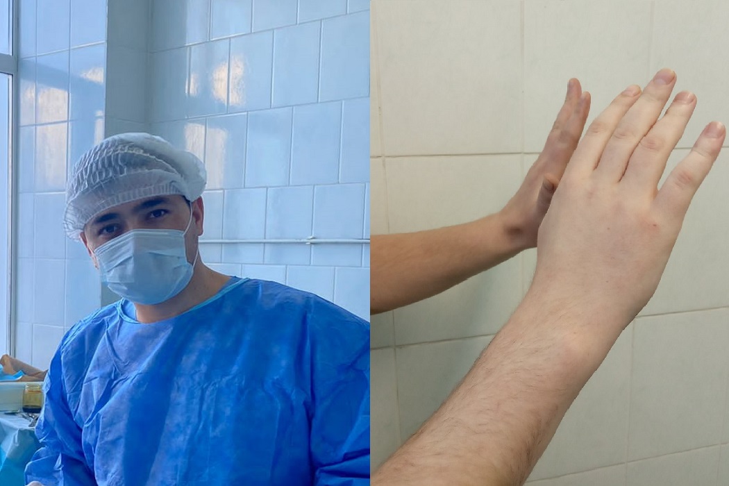 Ишимский врач восстановил пациенту руку после перелома