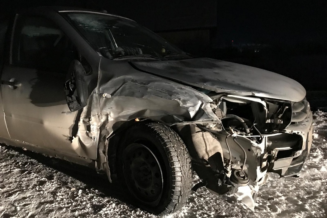 В Курганской области пассажир пострадала при столкновении автомобилей