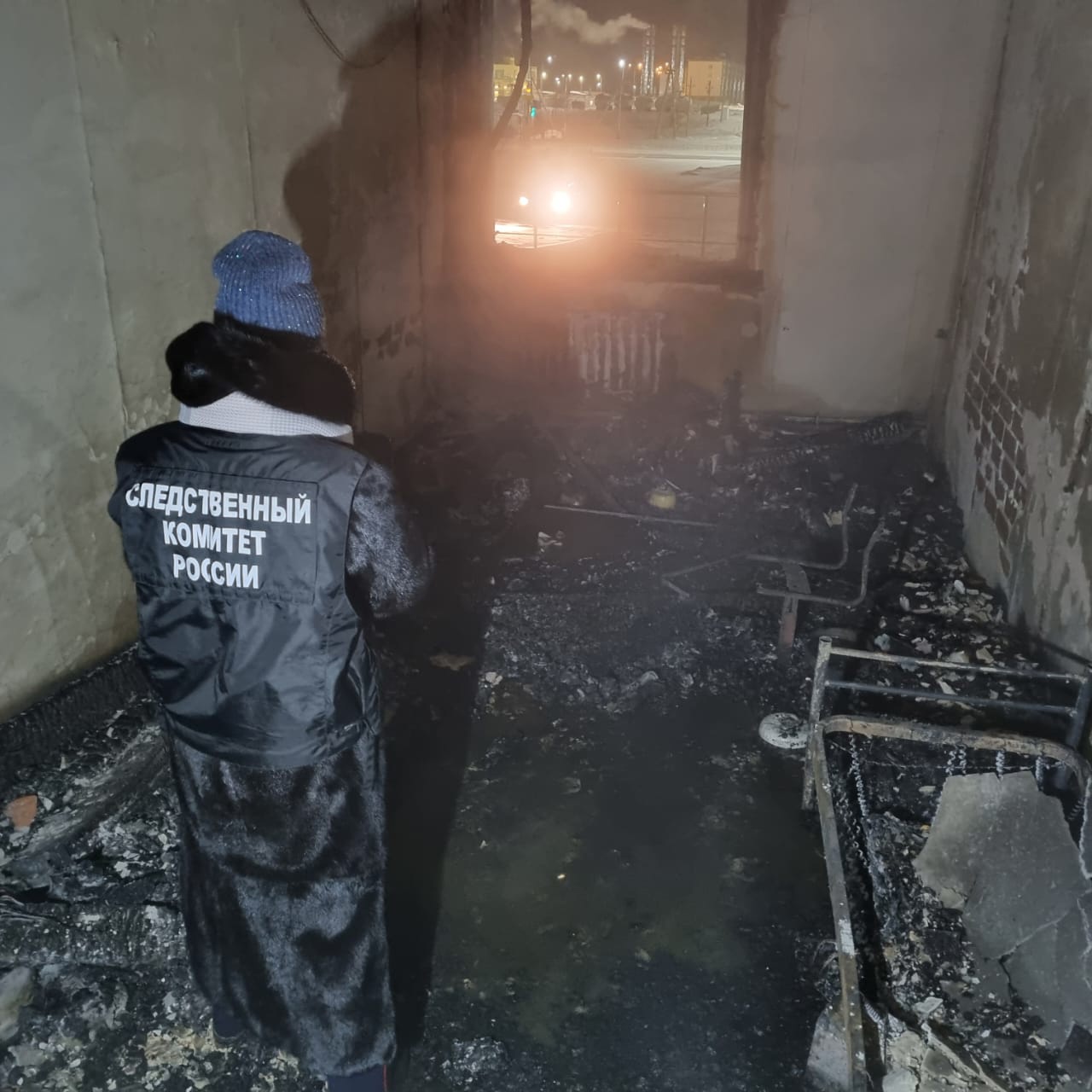 Трое рабочих погибли во время пожара на железнодорожном вокзале Коротчаево