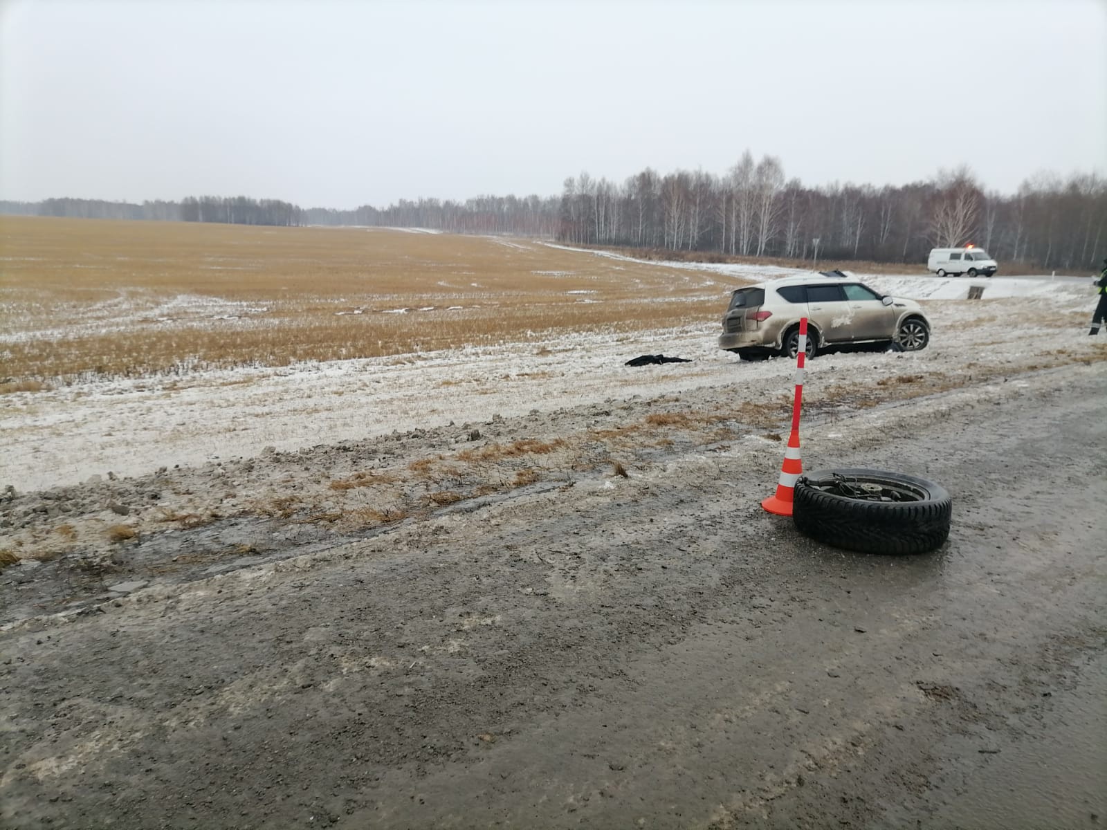 Водитель Infiniti погиб в ДТП с фурой на трассе Тюмень-Омск
