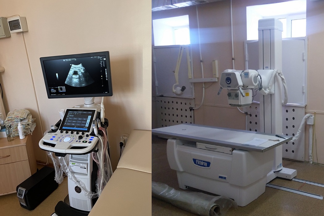 Рентген-аппарат, электрокардиографы и аппараты УЗИ поступили в ОБ №14