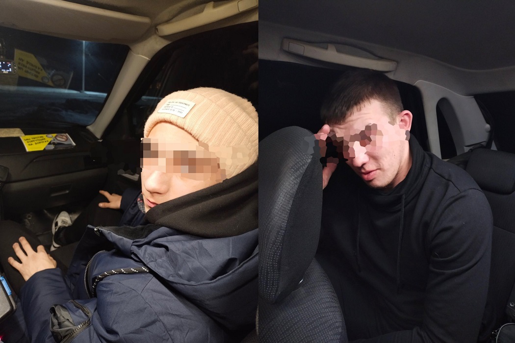 В тюменском селе задержали двух пьяных молодых парней за рулем.