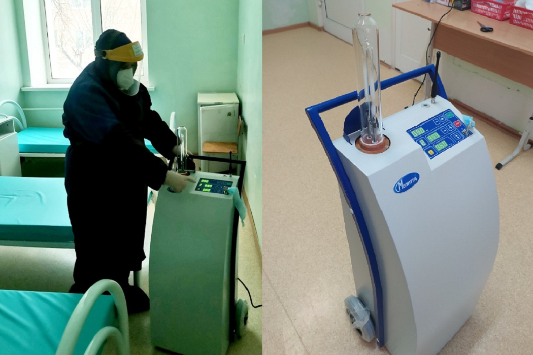 В тюменской инфекционной больнице появилась УФ-установка для дезинфекции помещений