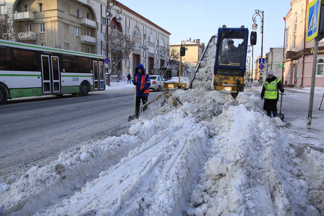 За выходные из Тюмени вывезли более 55 тысяч кубов снега 2