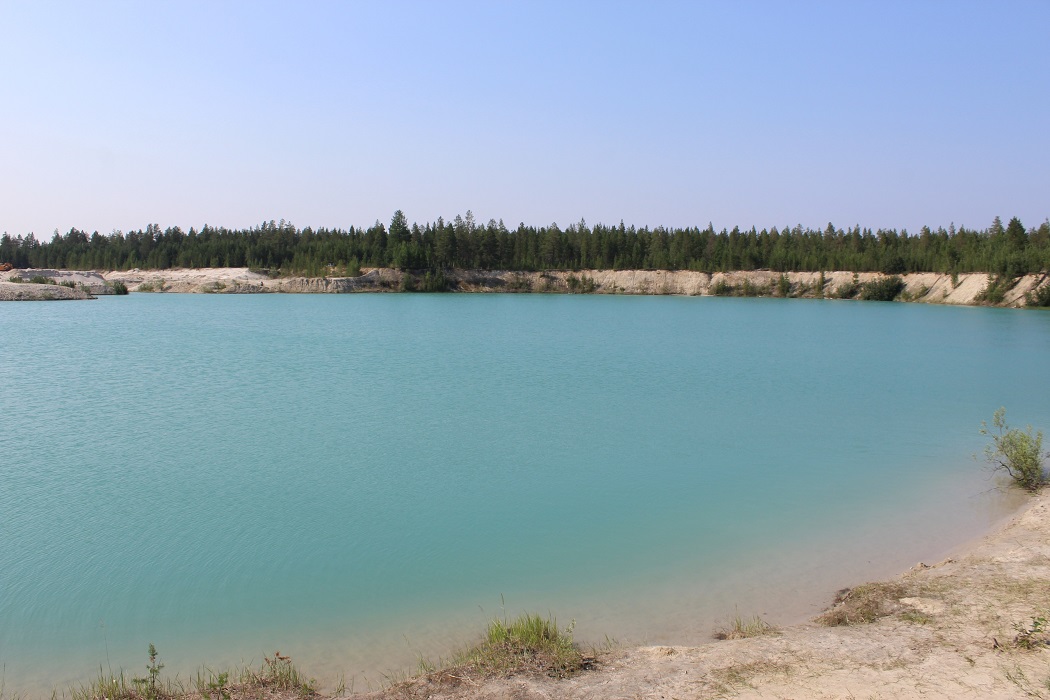 Голубое озеро ЯНАО Губкинский