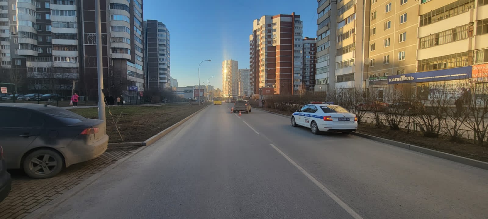 В Екатеринбурге иномарка сбила перебегавшего дорогу 9-летнего школьника