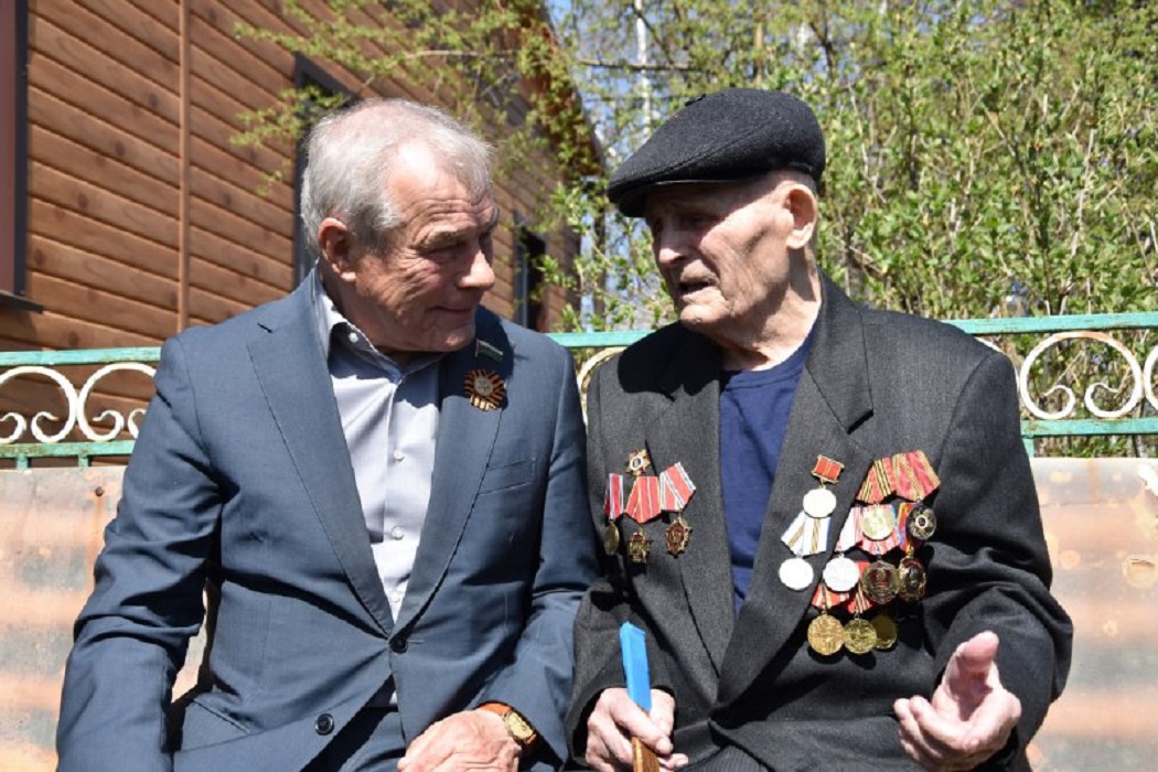 В Казанском районе Тюменской области поздравили единственного ветерана войны 1