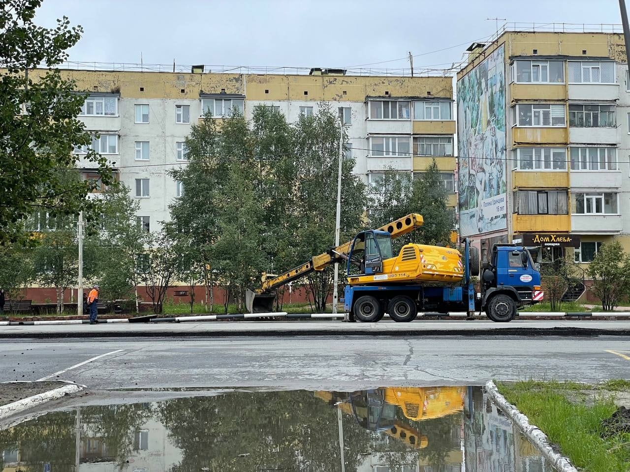 реконструкция улицы в Ноябрьске