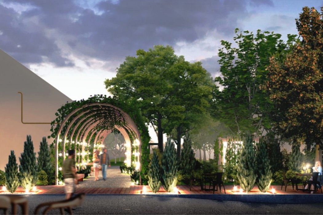 Архитекторы показали проект реконструкции Мытного двора с секретным садом