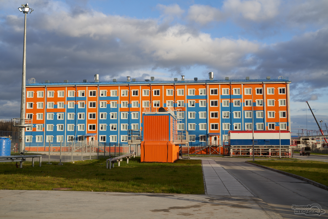 Вахтовый городок для завода по сжижению газа построили уральцы и петербуржцы