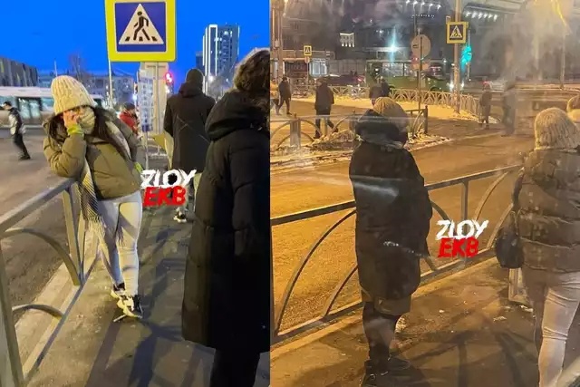В Екатеринбурге две воровки крадут телефоны на остановке трамвая у цирка