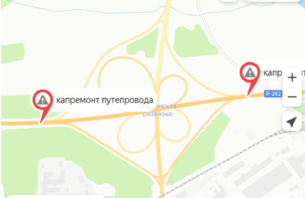 На трассе Р-242 Пермь – Екатеринбург перекрыли развязку у Ревды