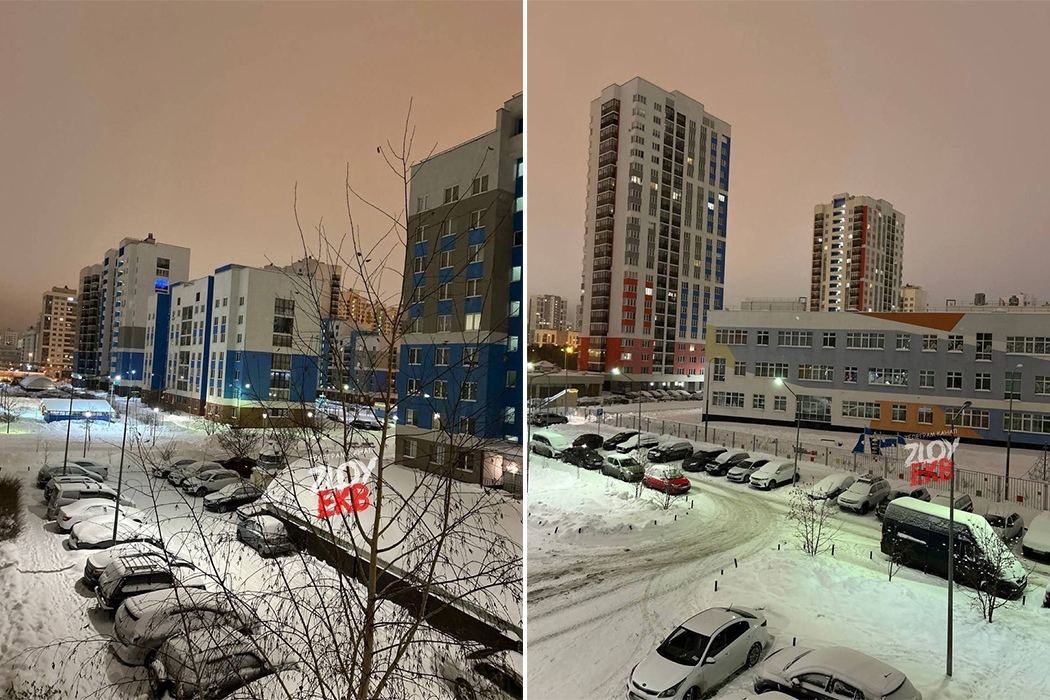 Жителей Екатеринбурга удивило светлое небо ночью