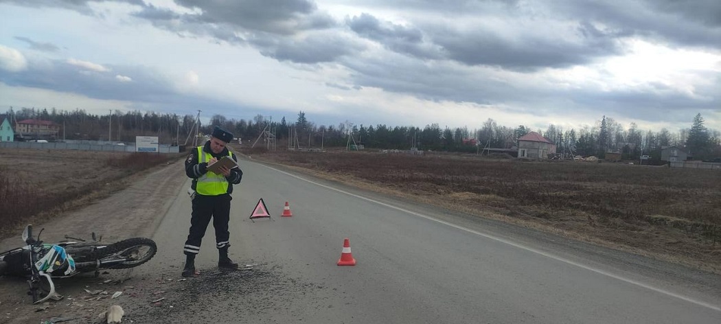 В ДТП на свердловской трассе погиб 52-летний мотоциклист