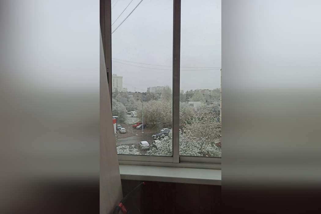 Екатеринбург и Свердловскую область засыпало снегом 3 мая